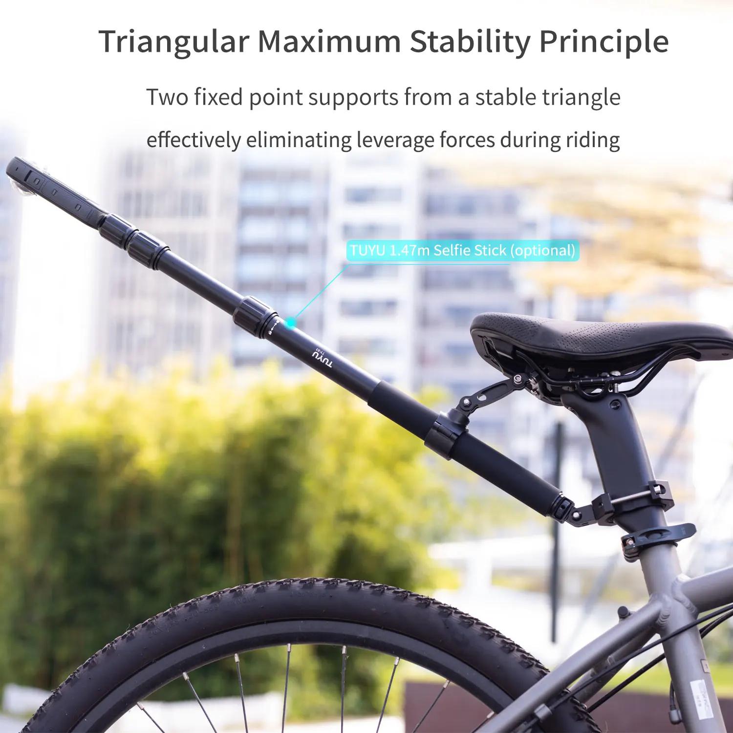 Camsteer – siège post-poste de vélo Premium, support de vue pour 3ème personne, pour GoPro Max2 Hero