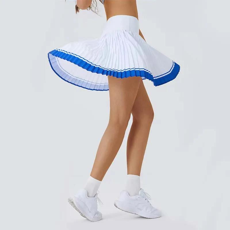 Short de Yoga Sexy pour femmes, jupe plissée de Tennis, taille haute, avec doublure intérieure, tail