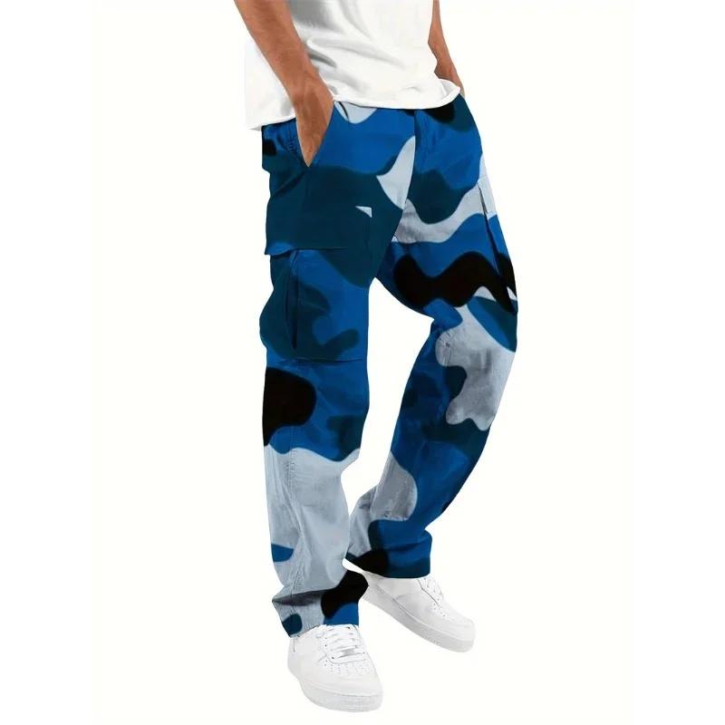Pantalon cargo homme Fjoutdoors multi-poches séchage rapide - Jogging protection tissé cool course printemps automne