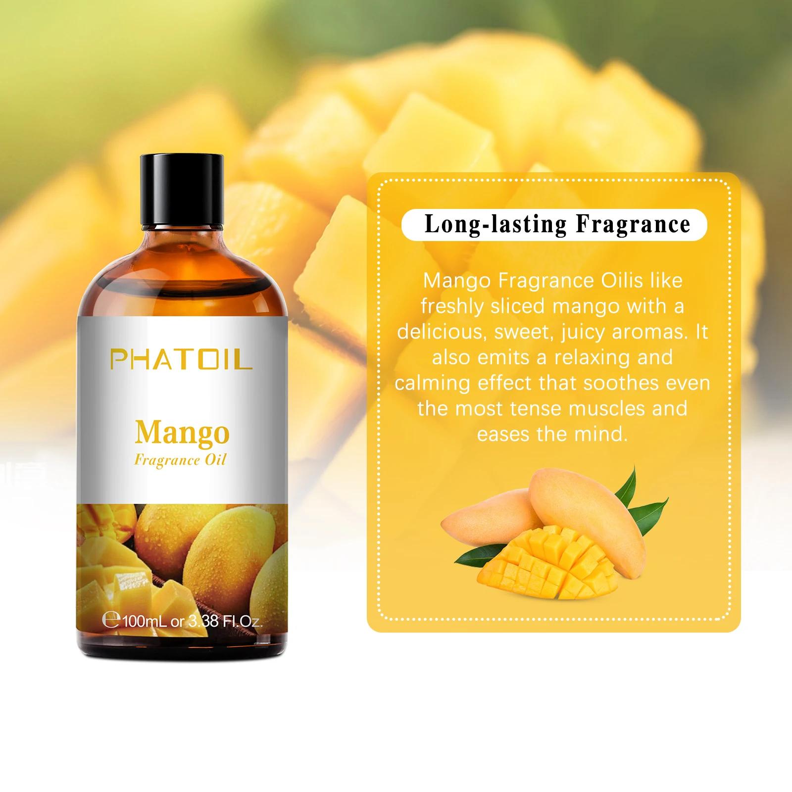 PHATOIL 100ML noix de coco pêche myrtille mangue huile parfumée pomme banane raisin citron arôme hui