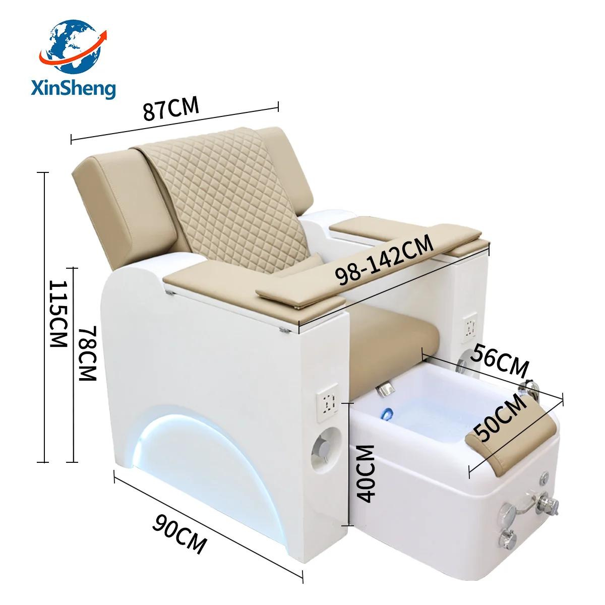 XinSheg 2025 chaise de Spa de pédicure électrique canapé de Salon de manucure avec Massage de dos au