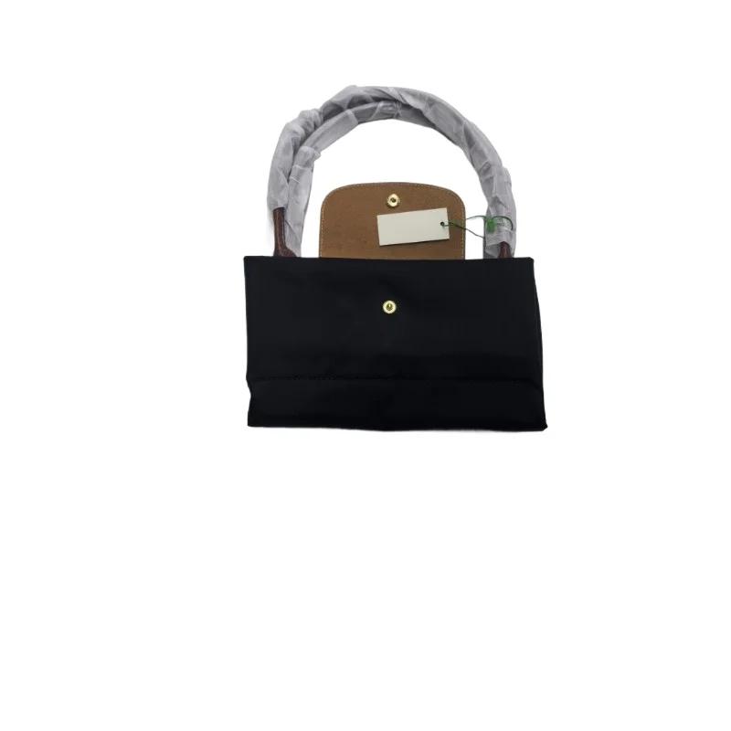 Sacs à main pliables en nylon Hobo classiques pour femme, sacs fourre-tout brodés, sacs à bandoulièr
