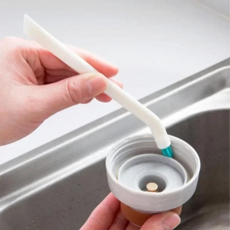 2 pièces/ensemble nettoyage étroit * brosse longue poignée Portable écart biberon écart brosse de ne