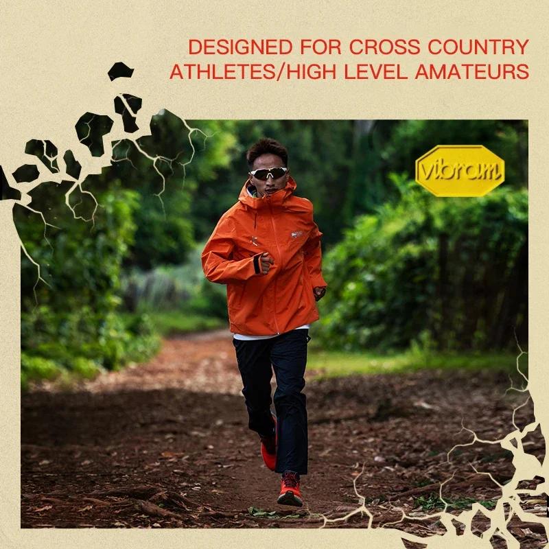 Chaussures de trail QIAODAN ShanShen 2.0 avec plaque en carbone pour hommes 2025 – Baskets de randon