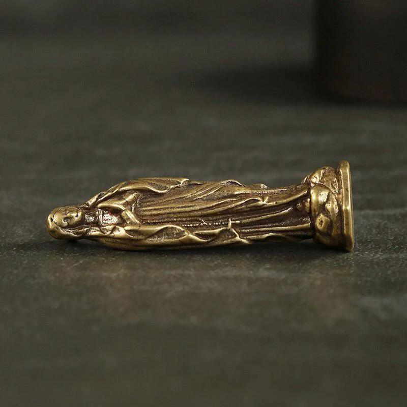 Figurines Vintage en cuivre pur, pendentifs de la vierge marie, en laiton, sainte mère, Religion, fo
