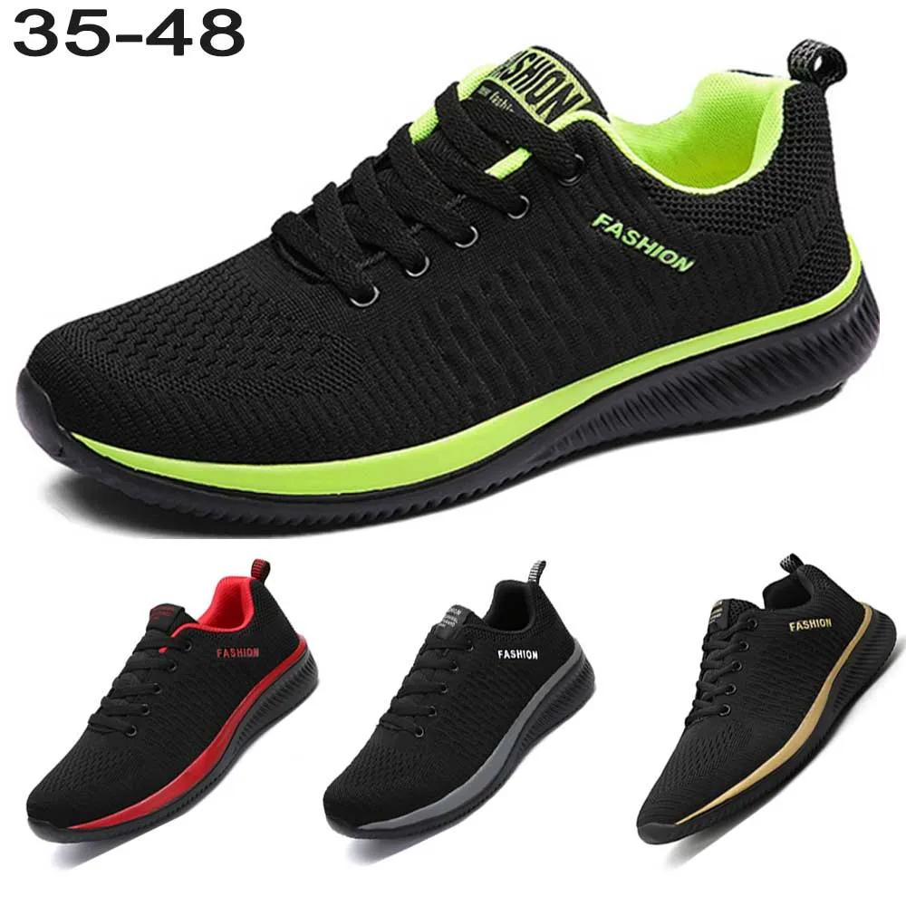 Baskets respirantes en tricot pour hommes et femmes, chaussures de sport, course à pied, marche, déc