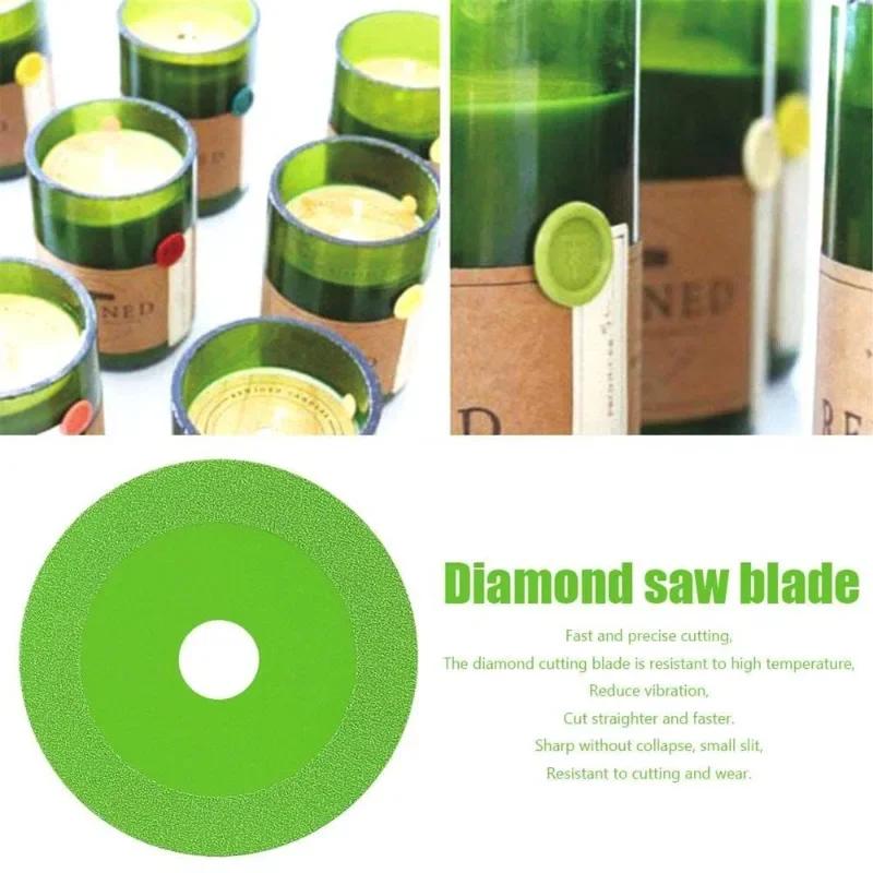 Disque de coupe en verre φ115/125mm x 22.23mm, lame de scie diamant pour marbre, carreaux de céramiq
