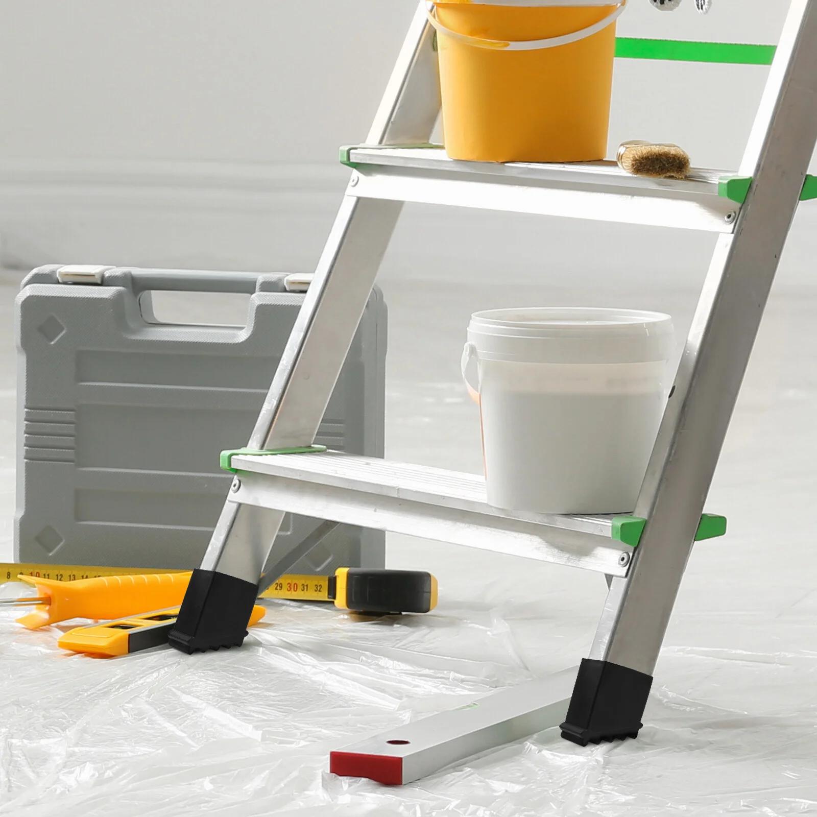 Protège-pieds d'échelle de chaise en caoutchouc pliable, couvre-pieds, coussinets d'extension, prote