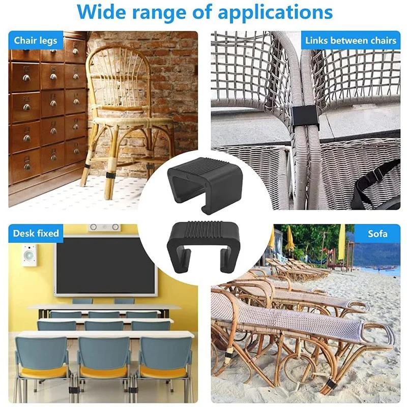 Clips de Meubles d'Extérieur en Rotin, Attaches de Chaises WUNICEF, Allergiques, Sectionnels ou Tech