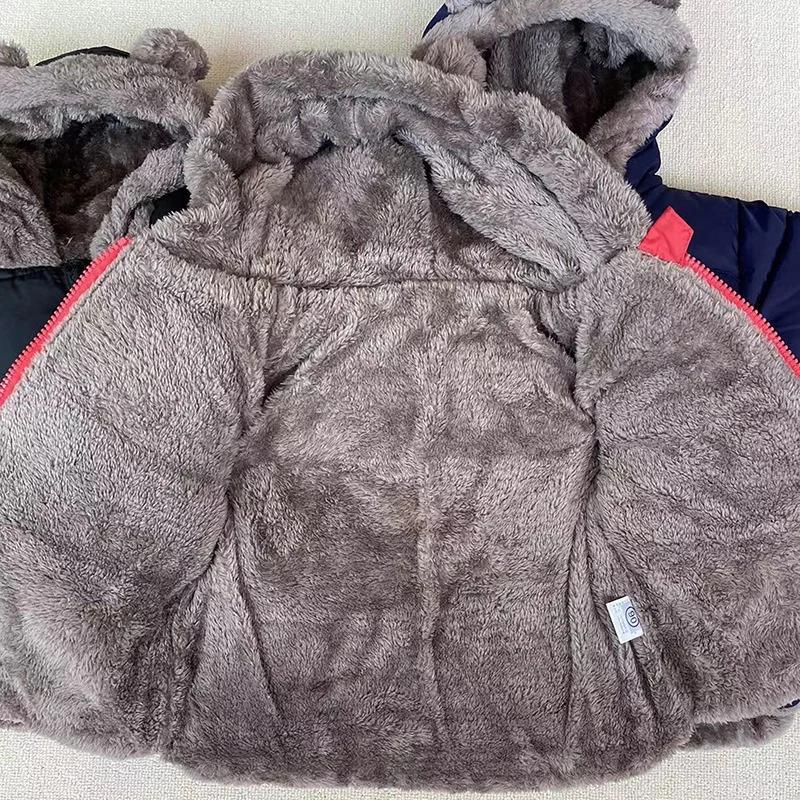 Ensemble de vêtements d'hiver pour enfants, manteaux en molleton d'agneau + pantalons en duvet, 2 pi
