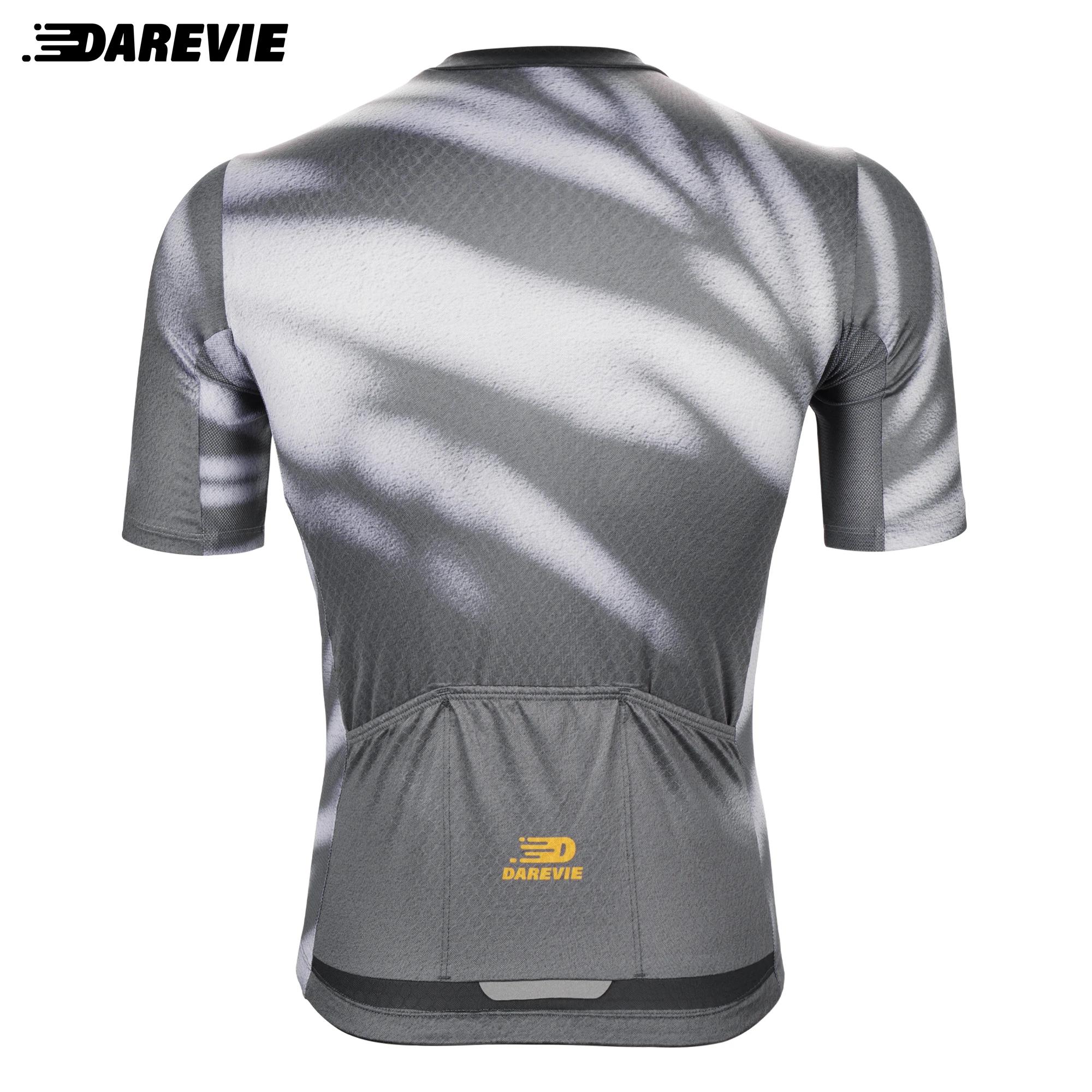 DAREVIE Maillot de cyclisme respirant Shadow pour homme, séchage rapide, petite taille, niveau d'ent