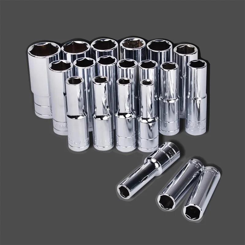 Extra profonde 78mm de Long 1/2 entraînement 6 points douille d'impact 8mm 9mm 10mm 11mm 12mm 13mm 1