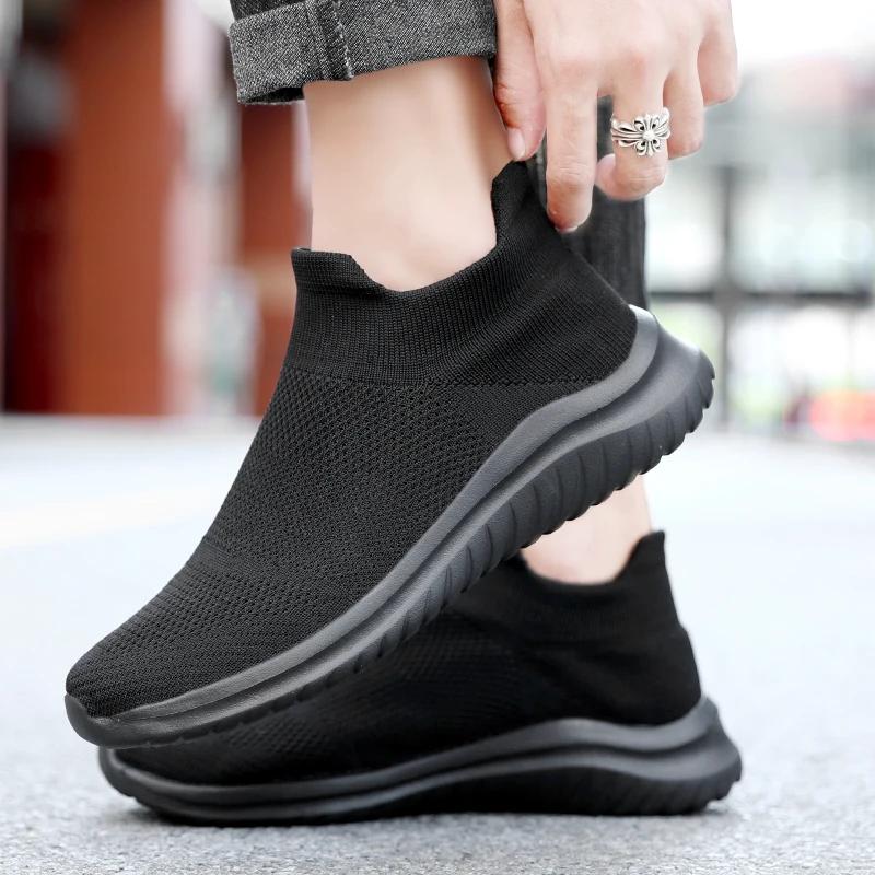 Unisexe hommes femmes chaussures décontractées semelle souple Slip-On hommes baskets femmes chaussur