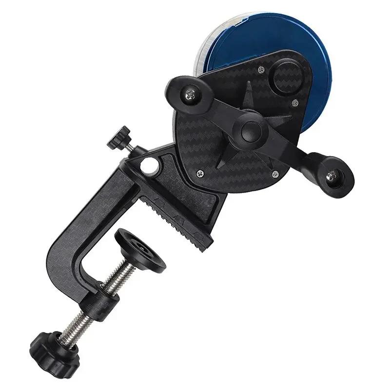 Moulinet de ligne de pêche Portable, enrouleur de bobine bidirectionnel, enrouleur de ligne de pêche
