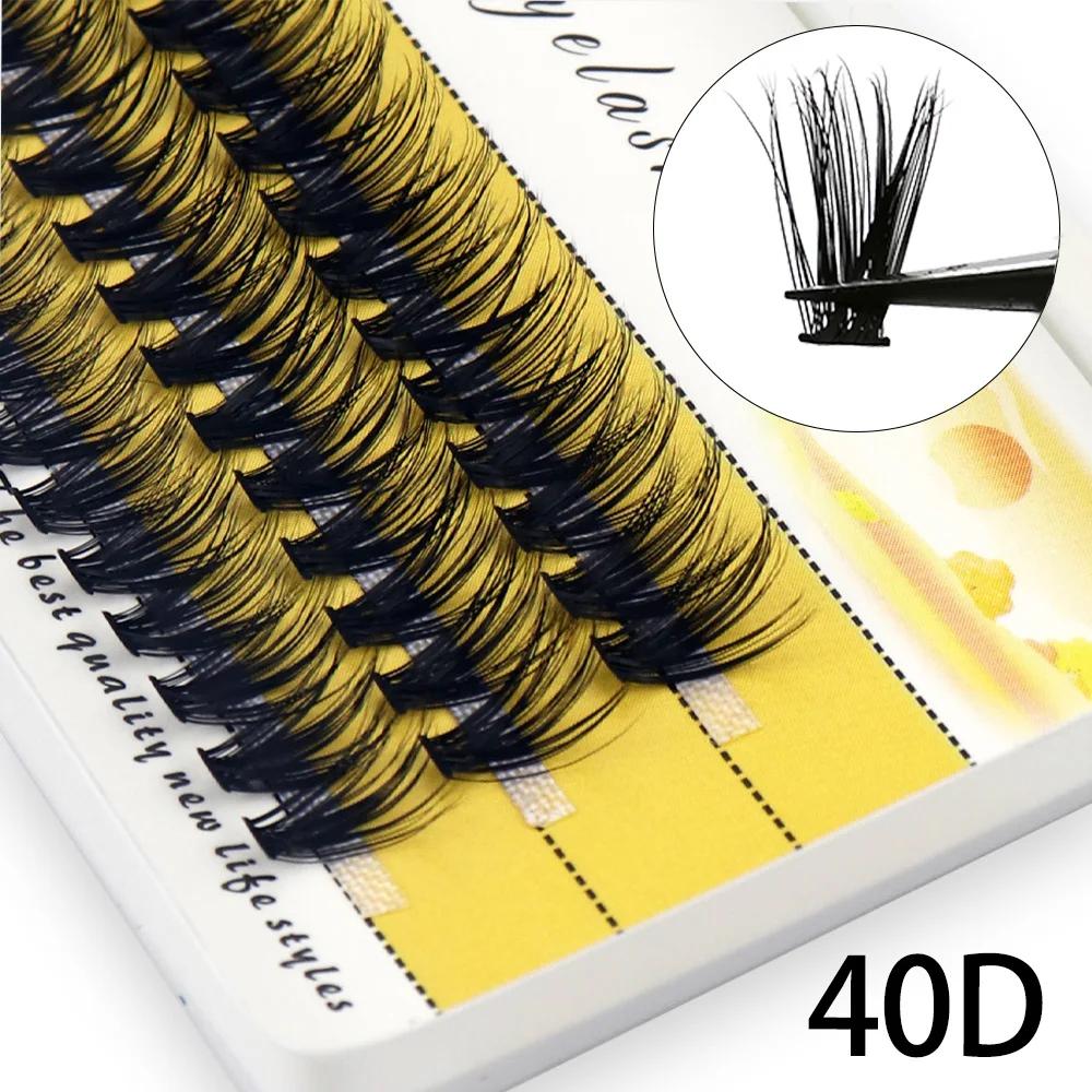 20D/30D cils de vison 1 boîte/60 paquets extension de cils naturels 3D russie cils individuels grapp