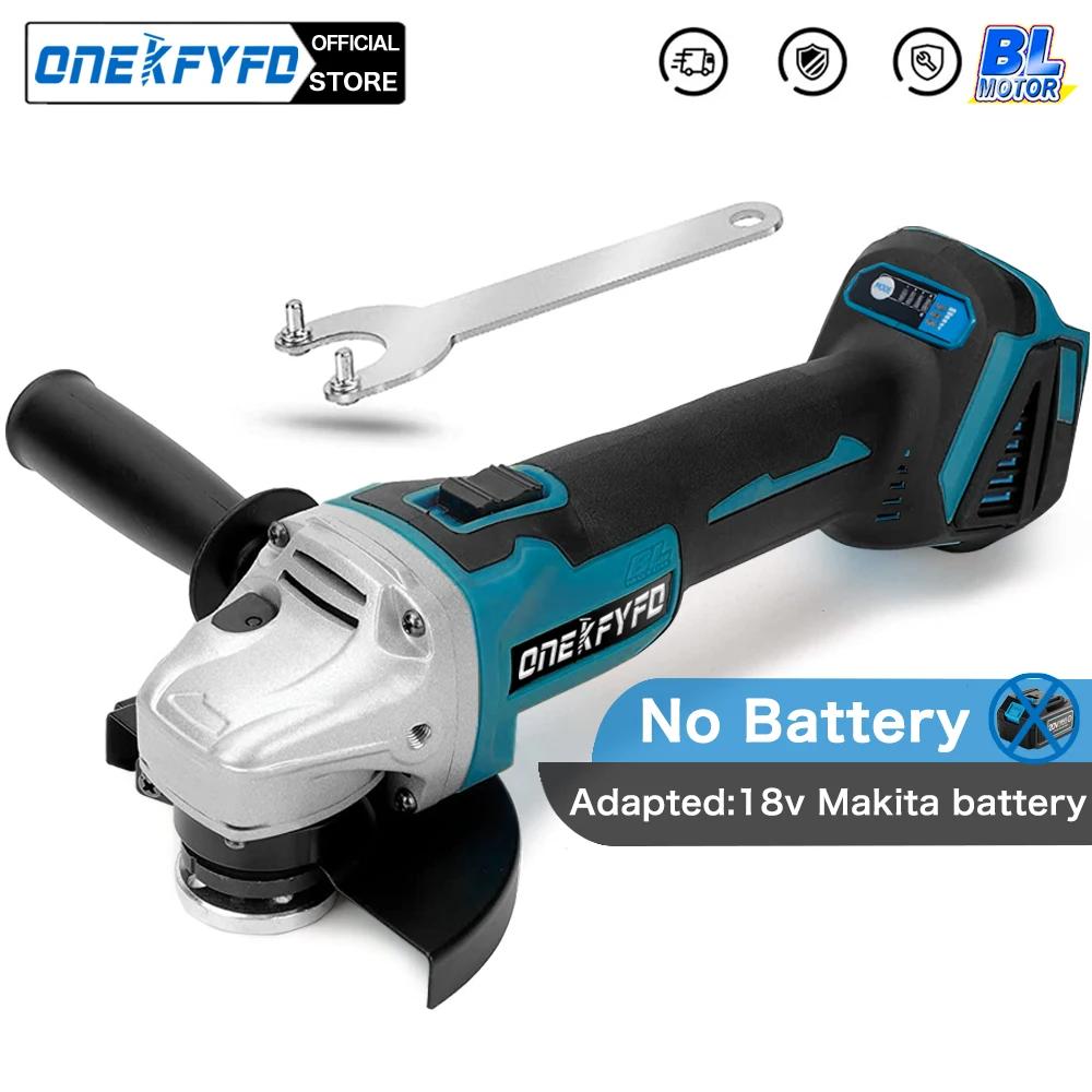 Makita – meuleuse d'angle à percussion sans fil 18V, 125mm, outils électriques de bricolage, Machine