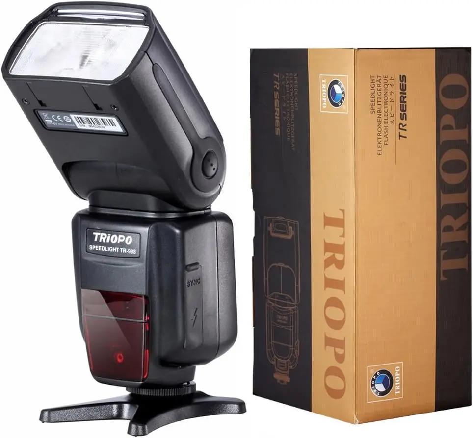 Triopo TR-988 II TTL Haute Vitesse DivisProfessional Appareil Photo Flash Speedlite pour IL et Nikon