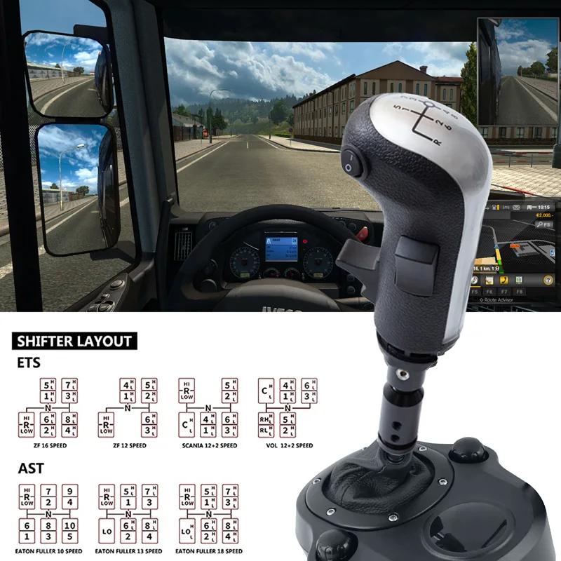 Pommeau de levier de vitesse pour ETS2 ATS, tête de levier de changement de jeu, simulateur de camio