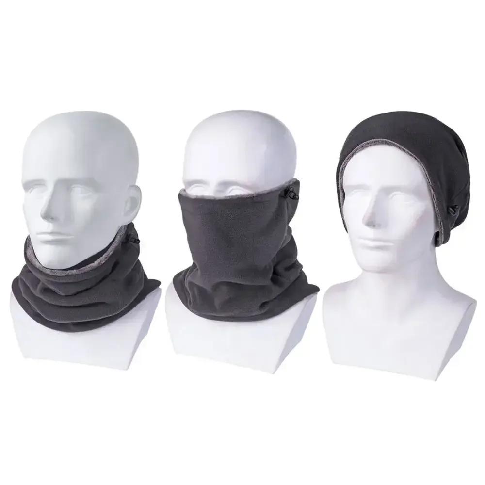 Cagoule d'hiver pour homme et femme, masque facial chaud, écharpe coupe-vent pour le camping, la ran