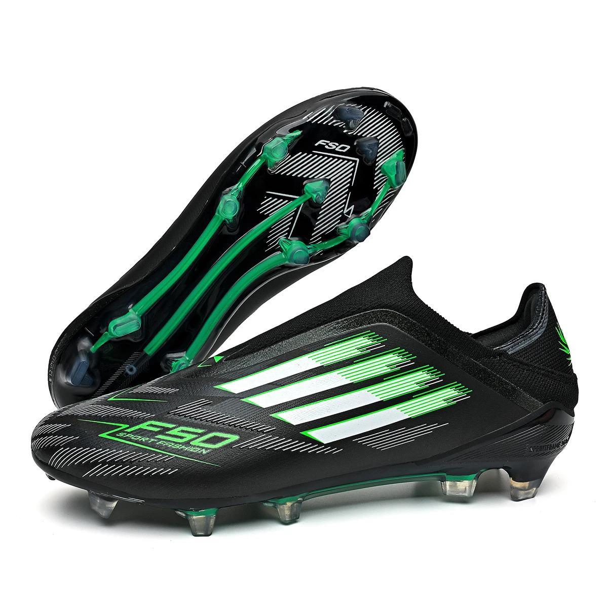 Chaussures de football pour hommes, équipement Durable, chaussures de sport de plein air à ongles lo
