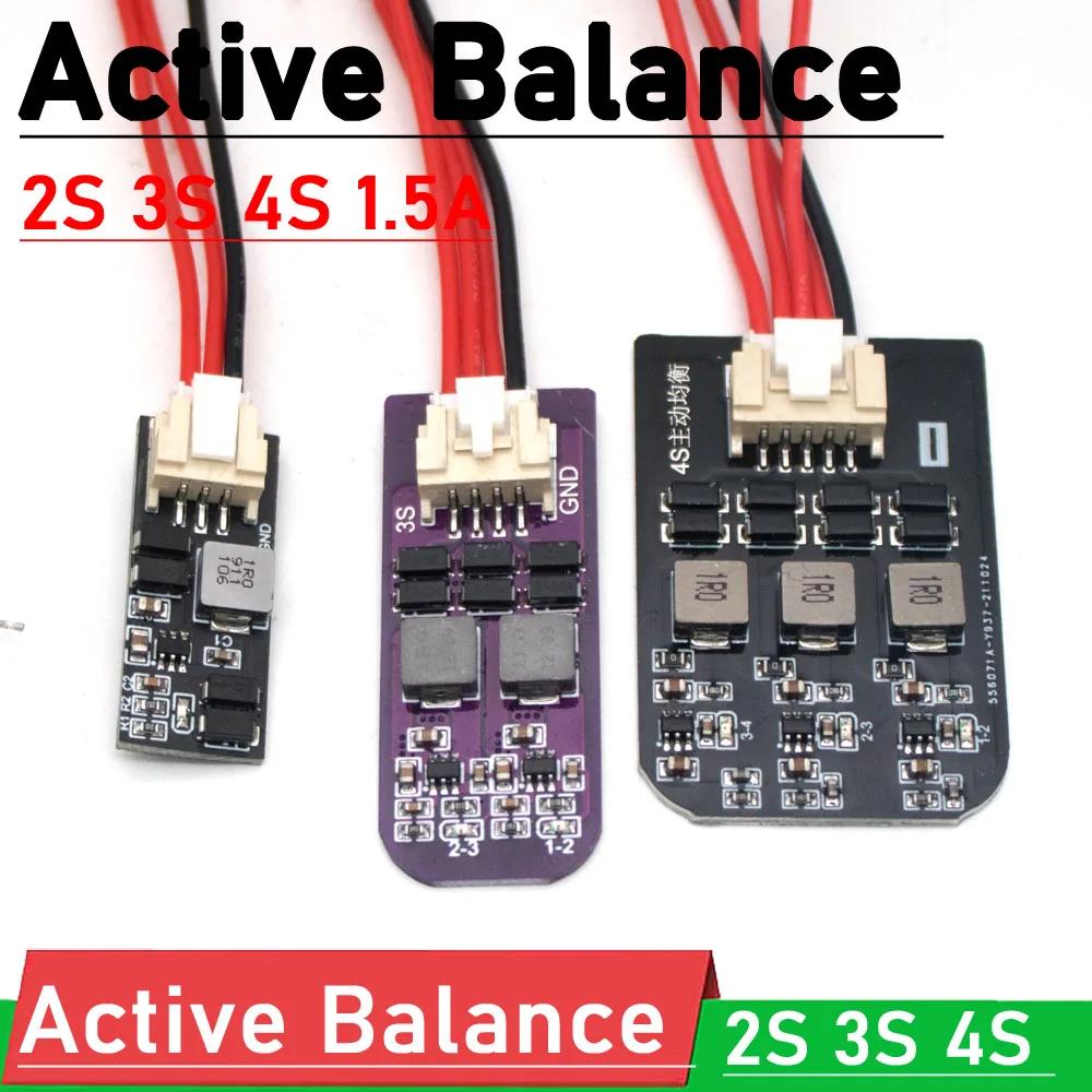 Carte d'équilibrage actif 2s 3s 4s 1,5a, batteries d'énergie, Balance de transfert d'énergie pour ba
