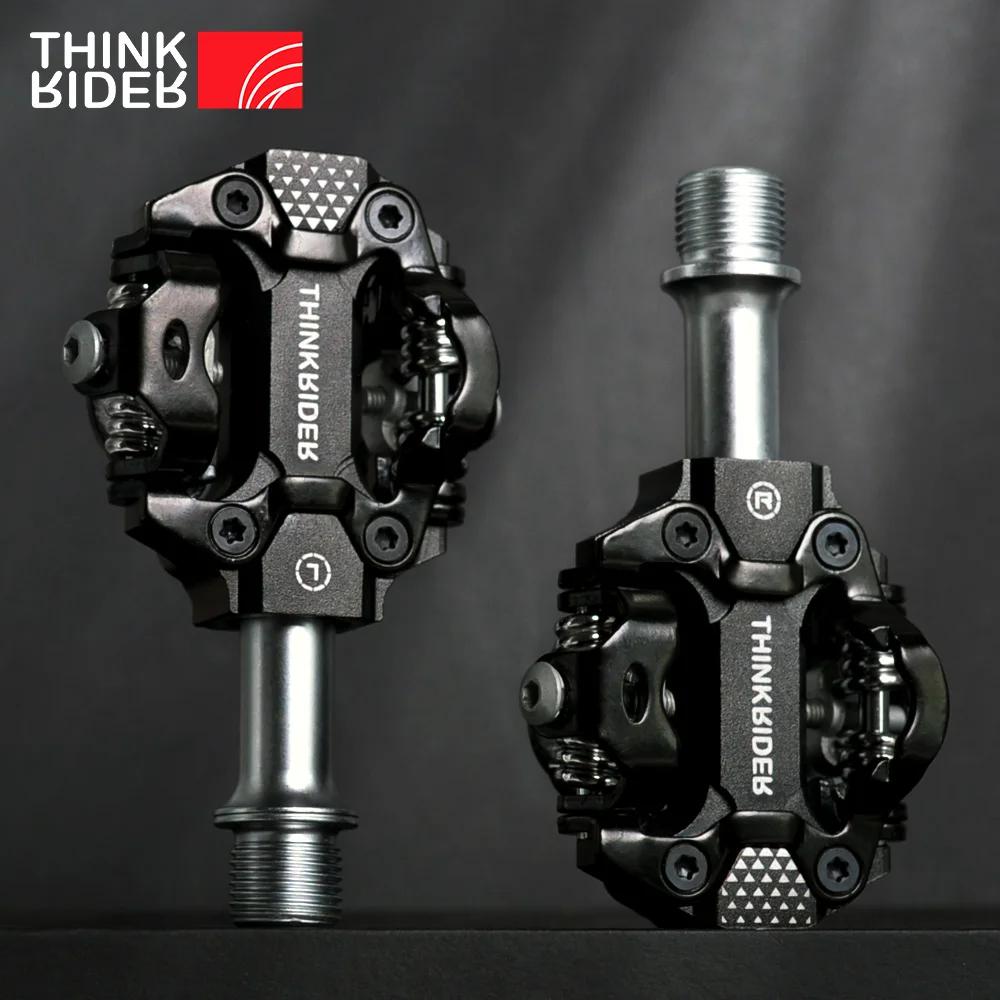 ThinkRider-Pédale de vélo étanche coordonnante, pédales éventuelles D ultralégères, 3 roulements sce