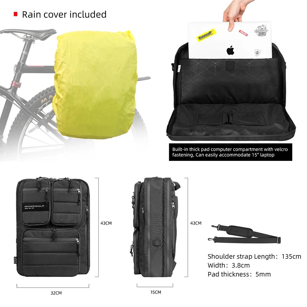 Bal inowalk-Sac à dos étanche pour vélo, sacoche de vélo, sacoche de dégager de cyclisme, sac de ran