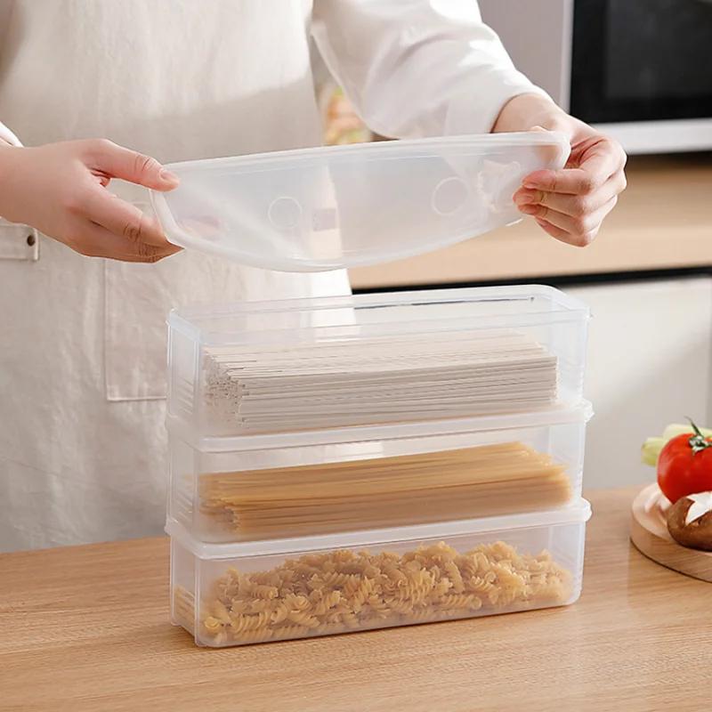 Conteneur de Spaghetti de nouilles de cuisine, boîte de rangement de conservation des céréales domes