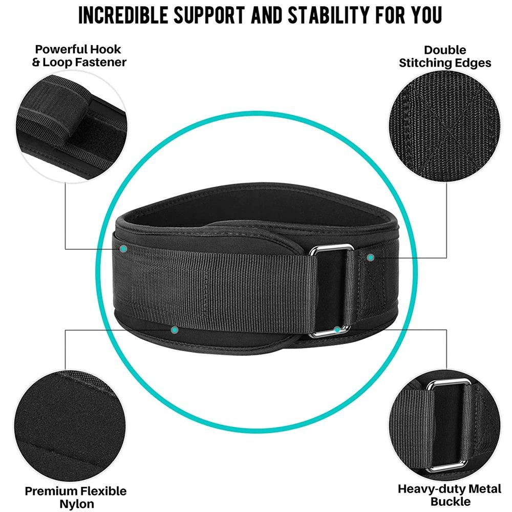 Ceinture de soutien de taille pour hommes, Support dorsal réglable pour Squat profond, haltère de po
