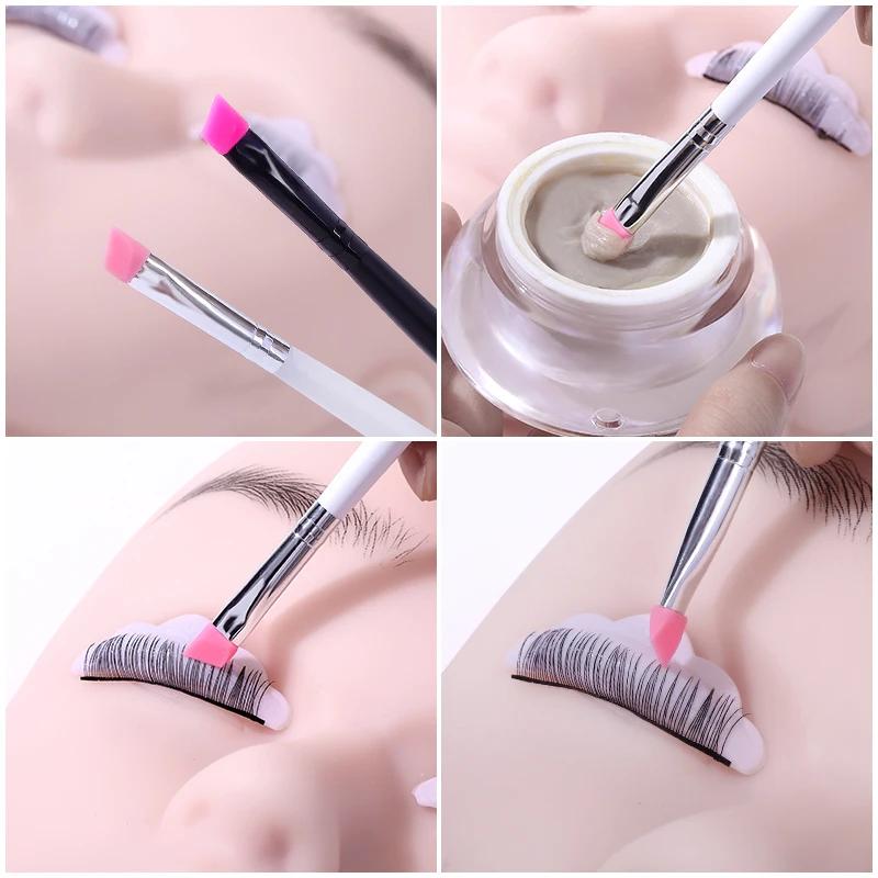 Brosse de levage de cils en Silicone, outil de séparation de stratification des cils, fourniture d'e
