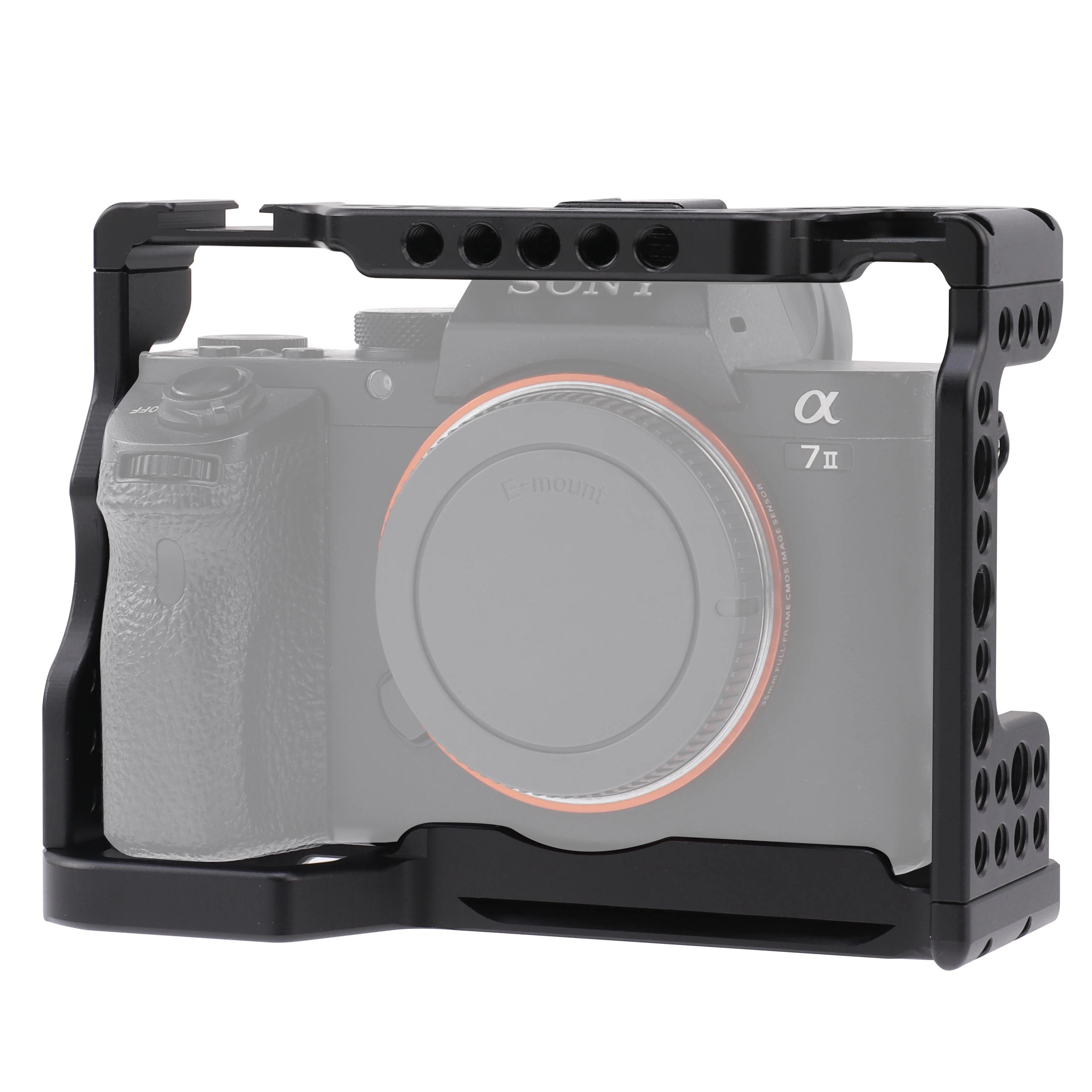 Appareil photo avec support de sabot froid pour lumière LED, alliage d'aluminium, appareils photo po