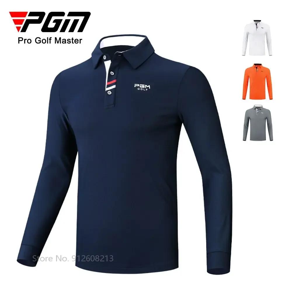 Maillot de golf manches longues homme PGM - Haut chaud extensible printemps automne