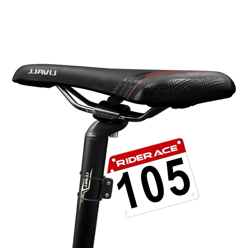 Support de montage de plaque d'immatriculation de vélo de course, carte personnalisée, cartes de cou