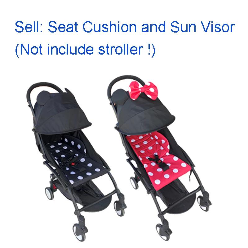 Accessoires de poussette pour bébé, capot pare-soleil et matelas, coussin de siège pour 175 ° Baby