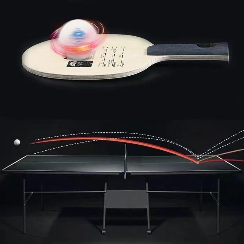 Sanwei – lame de Tennis de Table T5000 originale, 5 bois, 2 entrées en carbone, lame de Ping-Pong in
