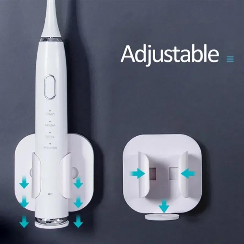 Porte-brosse à dents électrique télescopique à détection de gravité, 1 pièce, boîte de rangement mur