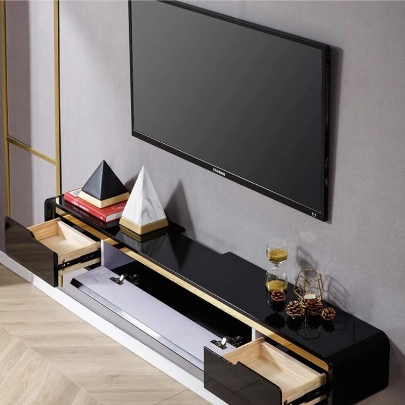 Moniteur de divertissement Table Tv Gamer mur salon Mini Table Tv universelle centre moderne Suporte