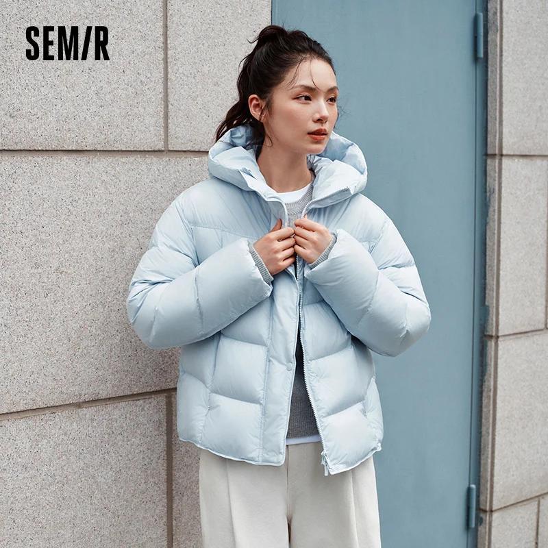 Semir doudoune femmes hiver vers le bas imperméable à l'huile résistant aux taches chauffer antistat