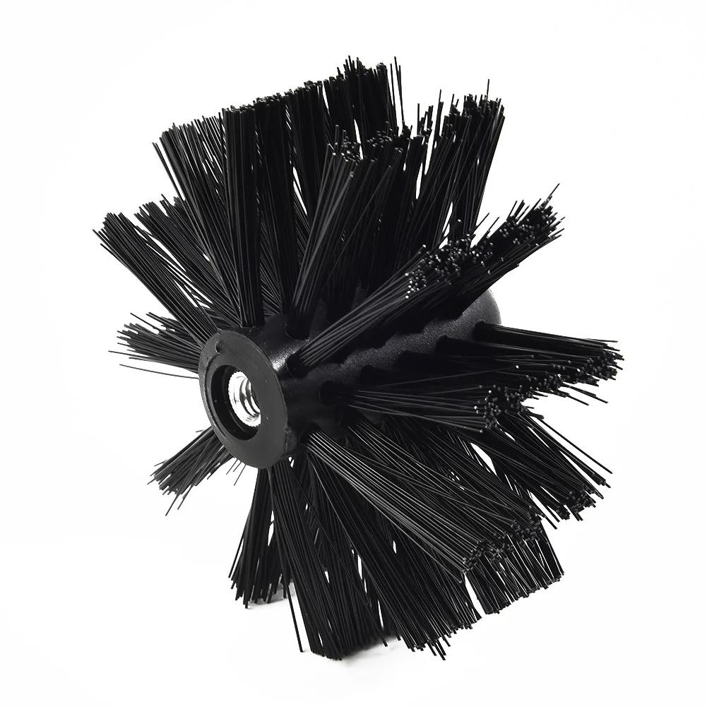Brosse de cheminée rotative 100mm /150mm, sèche-linge en Nylon, brosse de nettoyage de ventilation,