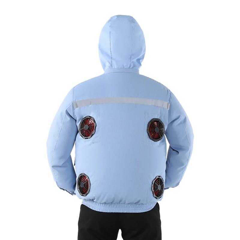 Nouveau décontracté ample refroidissement ventilateur électrique climatisation costume hommes chanti