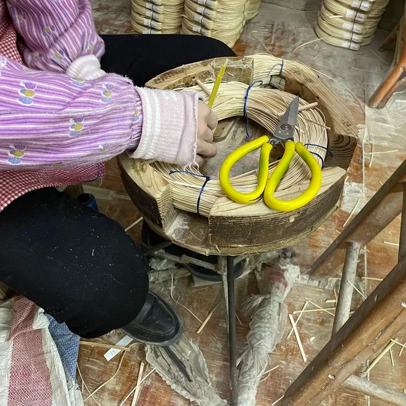 Peau de rotin tissée de qualité A, 500/1000g, plante naturelle, matériau en peau de rotin, enrouleme