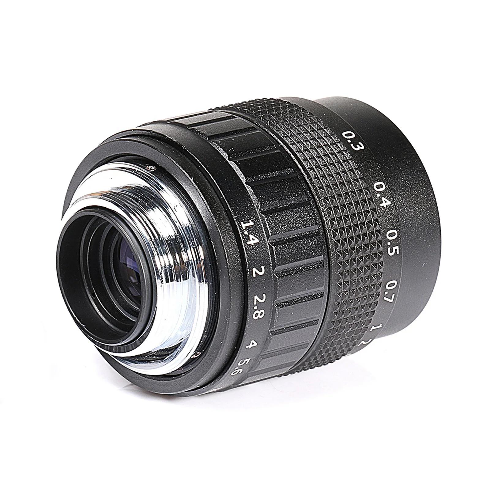 Objectif CCTV 50mm F1.4 APS-C + anneau d'adaptation + 2 anneaux Macro pour sony Fuji NIKON1 Canon EO