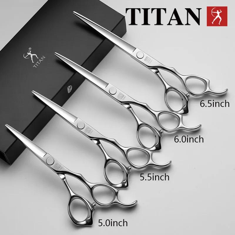Titan ciseaux à cheveux professionnels coupe amincissante ciseaux à cheveux de barbier ciseaux de co