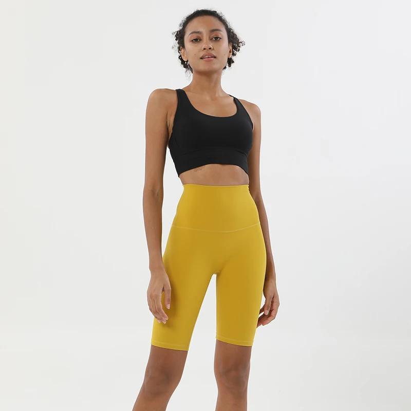 SOISOU-Ensemble de yoga en nylon pour femme, haut de soutien-gorge, short de cyclisme, vêtements de