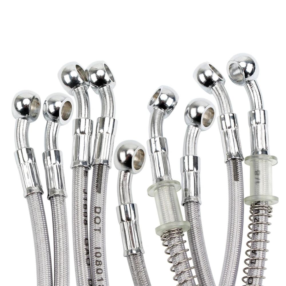 Tuyau d'huile de frein de Moto 39cm-150cm, ligne de frein universelle pour Moto, Pipeline tressé en