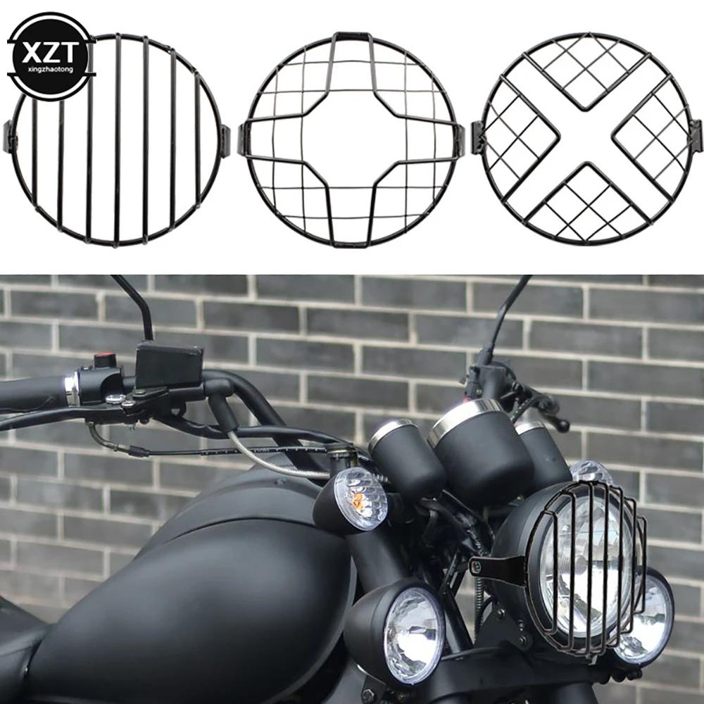 Protecteur universel de phare antibrouillard pour moto, 6.5 pouces, couvercle de calandre pour Ducat