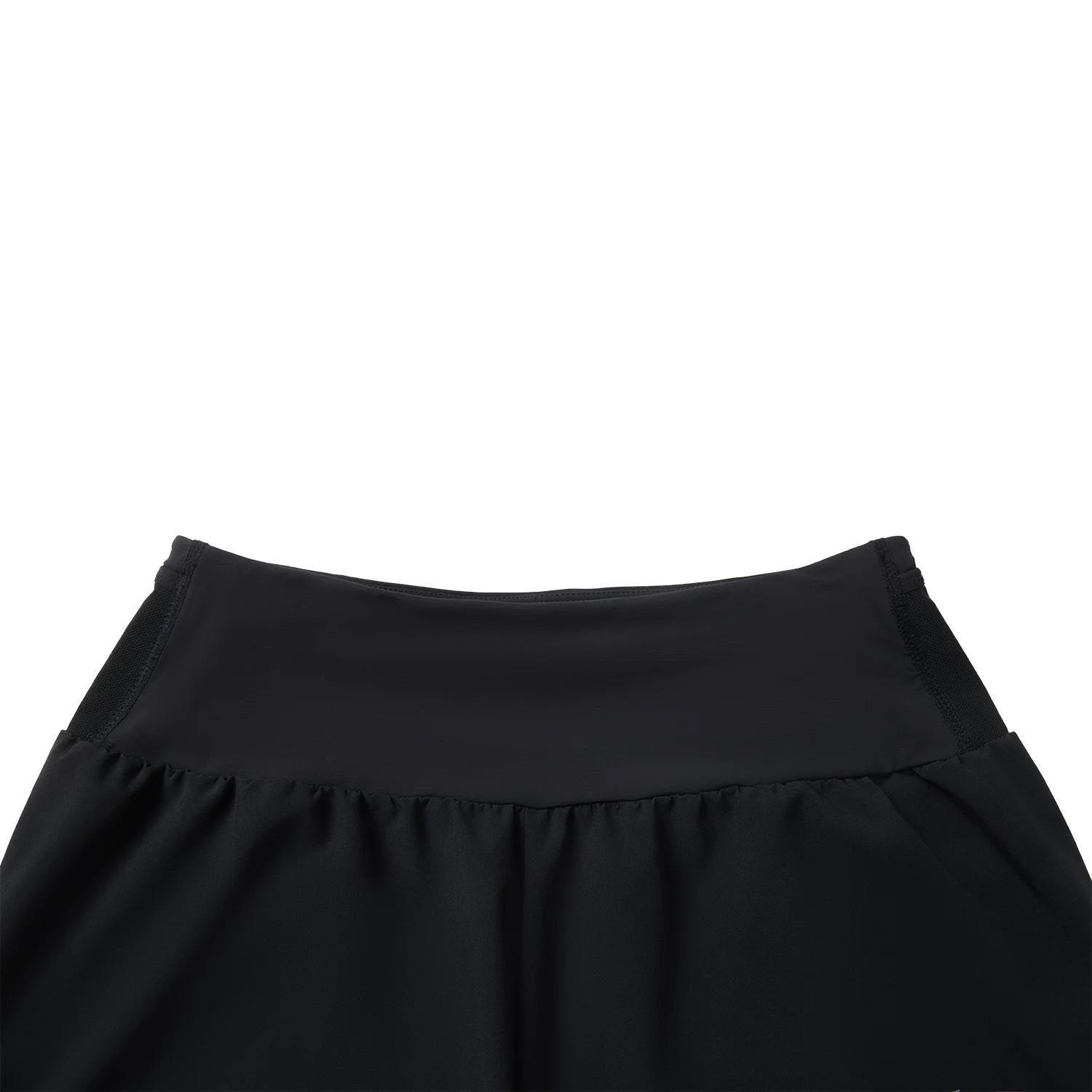 Short de course Li-Ning pour femme à séchage rapide - Bas de sport réfléchissant avec doublure réglable