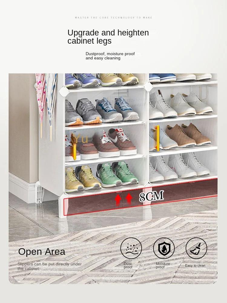 Meuble à chaussures T1 pour salon, meuble de couloir de maison moderne, étagère de rangement pour ch