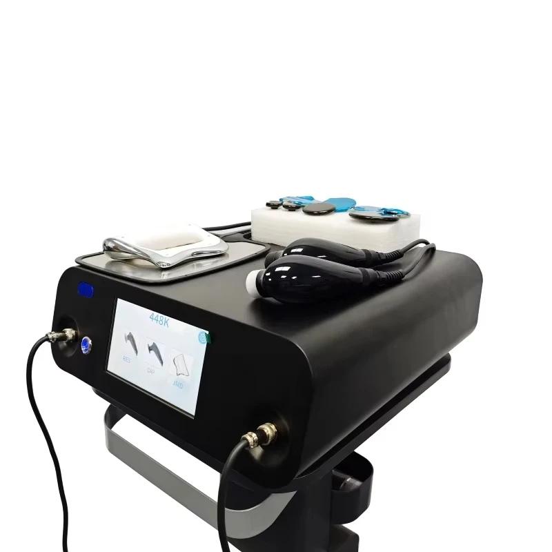 448Khz INDIBA Tecar CET RET soulagement de la douleur Machine de physiothérapie diathermie corps faç