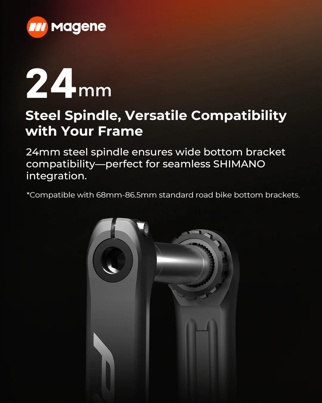 Magene PES P515 ensemble de compteur de puissance 4 boulons 110BCD 24mm pédale de Cadence équilibre
